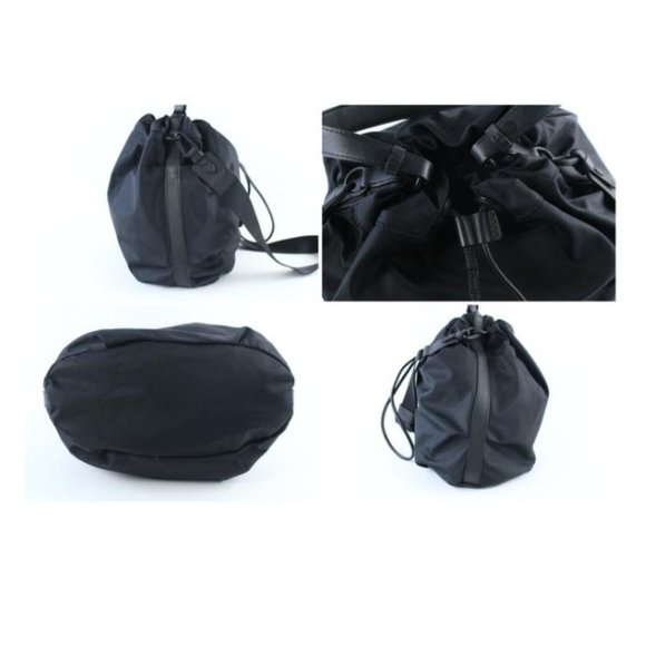 Cole Haan Black Nylon Tote with leather straps - Picture 8 of 10